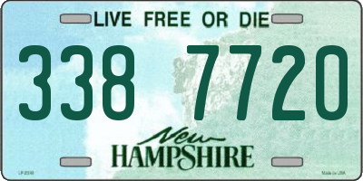 NH license plate 3387720