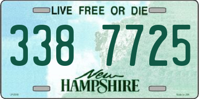 NH license plate 3387725