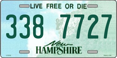 NH license plate 3387727