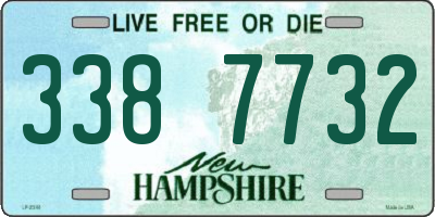 NH license plate 3387732