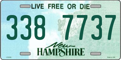 NH license plate 3387737