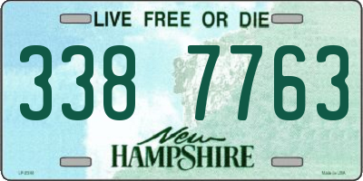NH license plate 3387763