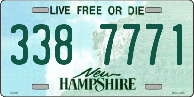 NH license plate 3387771