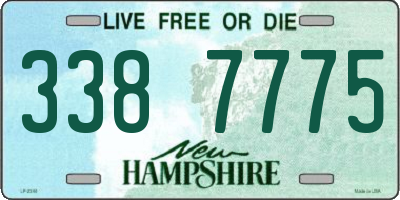NH license plate 3387775