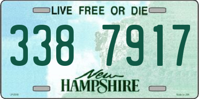 NH license plate 3387917