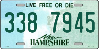 NH license plate 3387945
