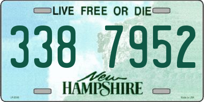 NH license plate 3387952