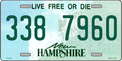NH license plate 3387960
