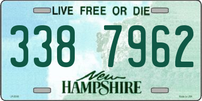 NH license plate 3387962