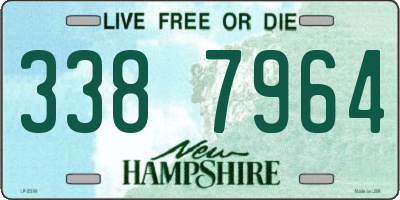 NH license plate 3387964