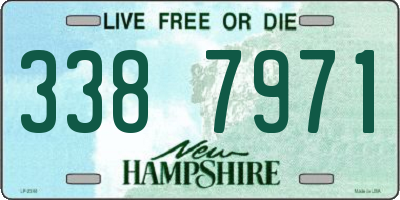 NH license plate 3387971