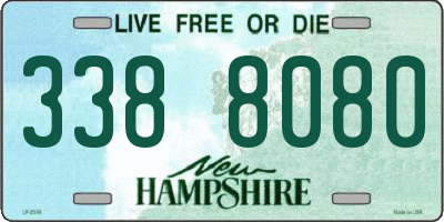 NH license plate 3388080