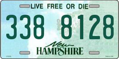 NH license plate 3388128