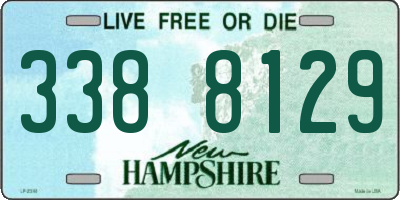 NH license plate 3388129