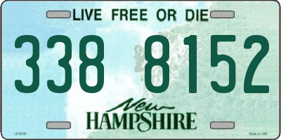 NH license plate 3388152