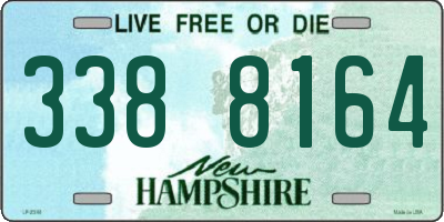 NH license plate 3388164