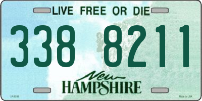 NH license plate 3388211