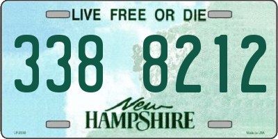 NH license plate 3388212