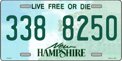 NH license plate 3388250