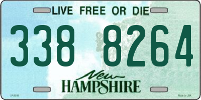 NH license plate 3388264