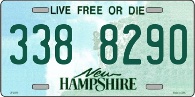 NH license plate 3388290