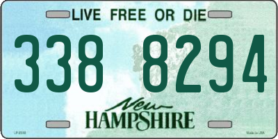 NH license plate 3388294