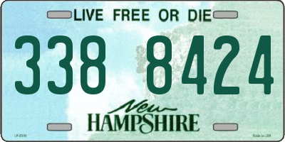 NH license plate 3388424
