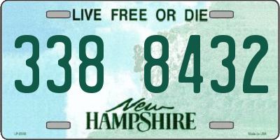 NH license plate 3388432