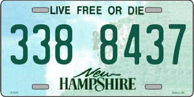 NH license plate 3388437