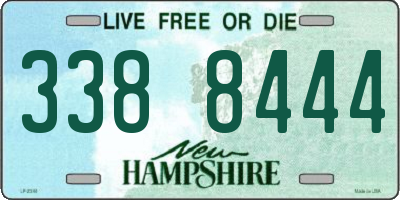 NH license plate 3388444
