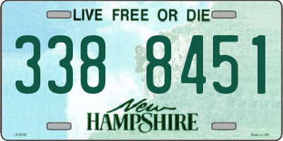 NH license plate 3388451