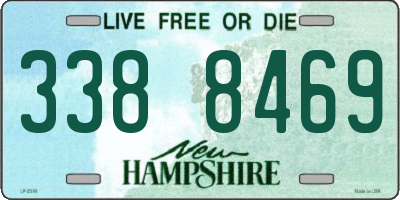 NH license plate 3388469