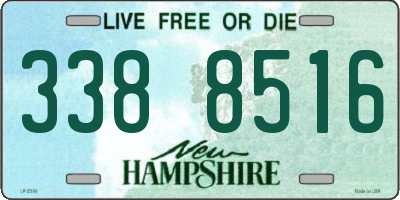 NH license plate 3388516