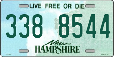 NH license plate 3388544