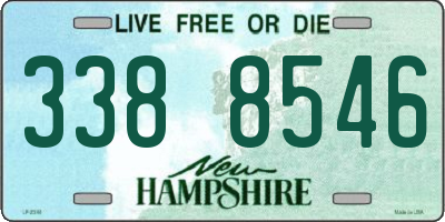 NH license plate 3388546