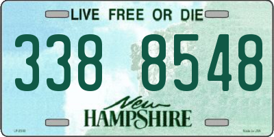 NH license plate 3388548