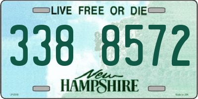 NH license plate 3388572
