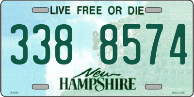 NH license plate 3388574