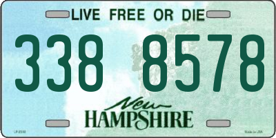 NH license plate 3388578
