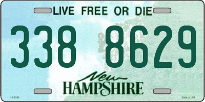 NH license plate 3388629