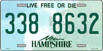 NH license plate 3388632