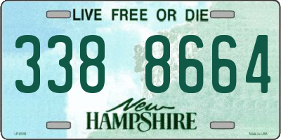 NH license plate 3388664