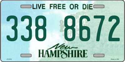 NH license plate 3388672