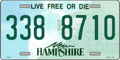NH license plate 3388710