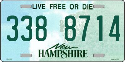NH license plate 3388714