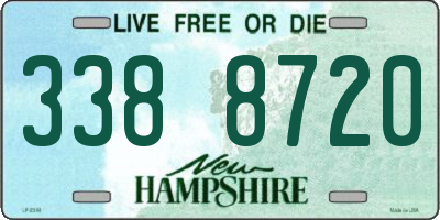 NH license plate 3388720