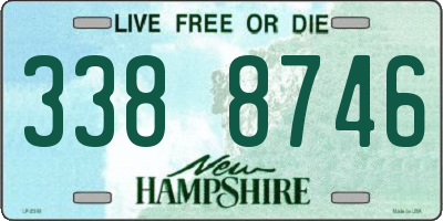 NH license plate 3388746