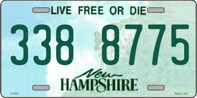 NH license plate 3388775