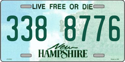 NH license plate 3388776