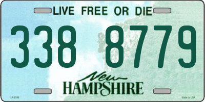 NH license plate 3388779